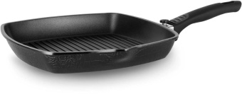 Сковорода-гриль Rondell Escurion RDA-869 квадратная 28см покрытие: Xylan Plus ручка съемная (без крышки) черный от магазина РЭССИ