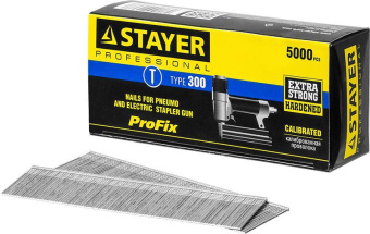 Гвозди особотвердые тип 300 PROFESSIONAL (5000 шт; 25 мм) STAYER 31530-25 от магазина РЭССИ