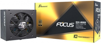 Блок питания Seasonic ATX 850W FOCUS GX-850 80+ gold 24pin APFC 120mm fan 10xSATA Cab Manag RTL от магазина РЭССИ
