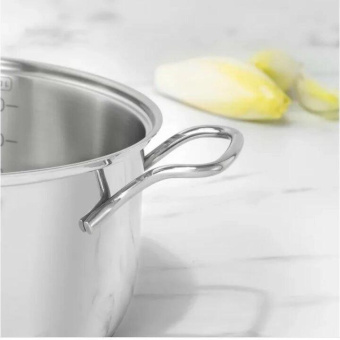 Кастрюля Tefal Intuition B8644474 2.8л. d=20см (с крышкой) серебристый (2100125814) от магазина РЭССИ
