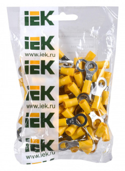 Наконечник IEK НКИ 5.5-8 1 контакт 4-6мм2 желтый (упак.:100шт) (UNL20-006-6-8) от магазина РЭССИ