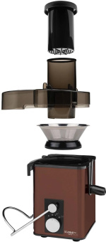 Соковыжималка центробежная Scarlett SC-JE50S57 1000Вт рез.сок.:600мл. коричневый/черный от магазина РЭССИ