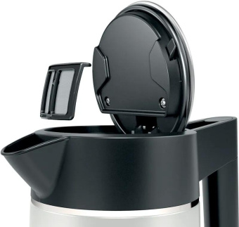 Чайник электрический Bosch TWK5P471 1.7л. 2400Вт серый/черный корпус: металл/пластик от магазина РЭССИ