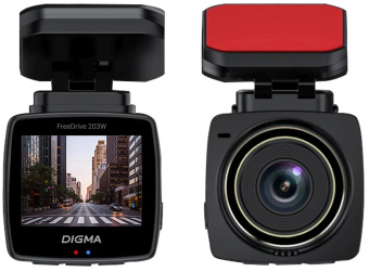 Видеорегистратор Digma FreeDrive 203W черный 2Mpix 1080x1920 1080p 120гр. MSTAR 8336 от магазина РЭССИ