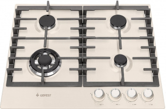 Газовая варочная поверхность Gefest ПВГ 1214-01 К81 кремовый от магазина РЭССИ
