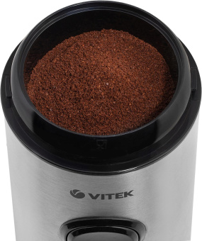 Кофемолка Vitek VT-7123 150Вт сист.помол.:ротац.нож вместим.:50гр стальной от магазина РЭССИ