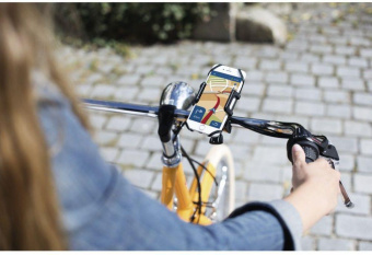 Держатель Hama Bike Holder 00178251 черный для смартфонов (00178251) от магазина РЭССИ