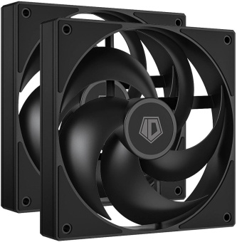 Вентилятор для корпуса ID-Cooling AS-140-K Duet 140х140x25 черный 4-pin 24.9дБ (упак.:2шт) Ret от магазина РЭССИ