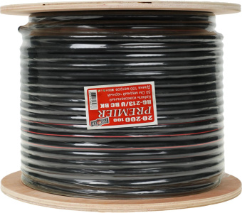 Кабель Premier RG-213/U BC BK 100м. черный (20-200 100) от магазина РЭССИ