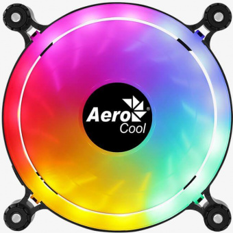 Вентилятор Aerocool Spectro 12 120x120mm 4-pin (Molex)20dB 140gr LED Ret от магазина РЭССИ