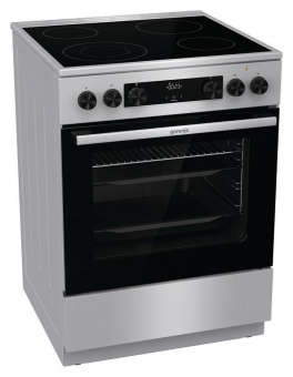 Плита Электрическая Gorenje GECS6C70XC нержавеющая сталь стеклокерамика (без крышки) от магазина РЭССИ