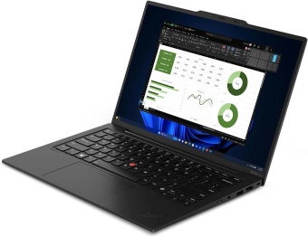 Ноутбук Lenovo ThinkPad X1 Carbon G12 Core Ultra 7 155U 16Gb SSD512Gb Intel Graphics 14" IPS WUXGA (1920x1200) Windows 11 Pro black WiFi BT Cam (21KDSG8E00) от магазина РЭССИ