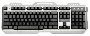 Клавиатура Оклик 790G IRON FORCE темно-серый/черный USB Multimedia for gamer LED от магазина РЭССИ
