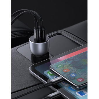 Автомобильное зарядное устройство Ugreen USB-A + USB-C 42.5Вт 60980 от магазина РЭССИ