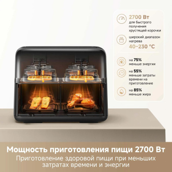 Аэрогриль Trouver FD20 Pro 2700Вт черный от магазина РЭССИ