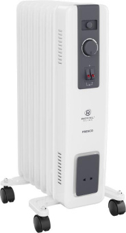 Радиатор масляный Royal Clima ROR-FR7-1500M 1500Вт белый/черный от магазина РЭССИ