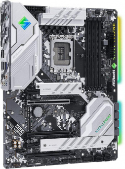 Материнская плата Asrock Z690 STEEL LEGEND Soc-1700 Intel Z690 4xDDR4 ATX AC`97 8ch(7.1) 2.5Gg RAID+HDMI+DP от магазина РЭССИ