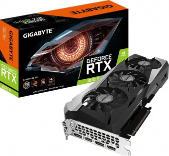 Видеокарта Gigabyte PCI-E 4.0 GV-N307TGAMING OC-8GD NVIDIA GeForce RTX 3070TI 8192Mb 256 GDDR6X 1830/19000 HDMIx2 DPx2 HDCP Ret от магазина РЭССИ