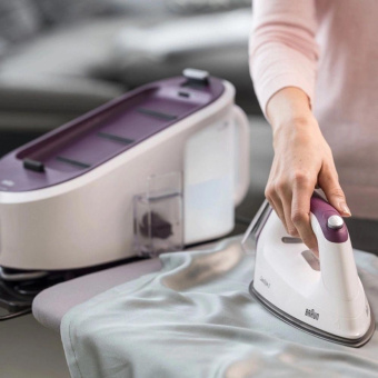 Парогенератор Braun IS5155WH 2400Вт белый/сиреневый от магазина РЭССИ