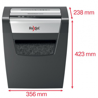 Шредер Rexel Momentum X410 (секр.P-4) фрагменты 10лист. 23лтр. скрепки скобы от магазина РЭССИ