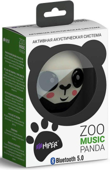 Колонка порт. Hiper Zoo Music Music Панда белый/черный 3W 1.0 BT 10м 400mAh (без.бат) (H-OZ1) от магазина РЭССИ