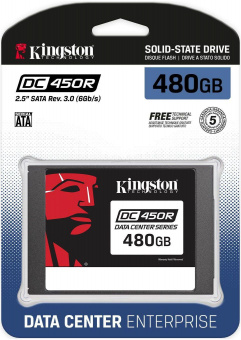 Накопитель SSD Kingston SATA III 480Gb SEDC450R/480G DC450R 2.5" 0.3 DWPD от магазина РЭССИ