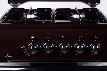 Плита Газовая Flama FG 2402 B коричневый реш.сталь от магазина РЭССИ