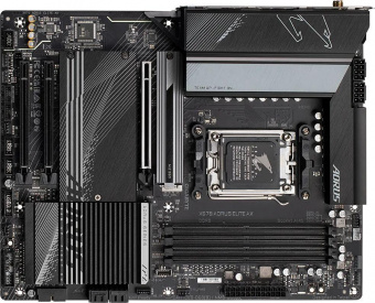 Материнская плата Gigabyte X670 AORUS ELITE AX SocketAM5 AMD X670 4xDDR5 ATX AC`97 8ch(7.1) 2.5Gg RAID+HDMI от магазина РЭССИ