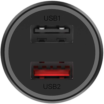 Автомобильное зар./устр. Xiaomi Mi 37W Dual-Port Car Charger 3A+2A 2xUSB универсальное черный (GDS4147GL) от магазина РЭССИ