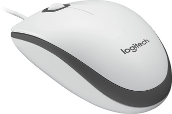 Мышь Logitech M100 белый/черный оптическая (1000dpi) USB для ноутбука (2but) от магазина РЭССИ