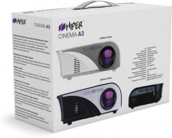 Проектор Hiper Cinema A3 LCD 2200Lm (800x400) 1500:1 ресурс лампы:50000часов 1xUSB typeA 1xHDMI 0.95кг от магазина РЭССИ