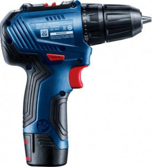 Дрель-шуруповерт Bosch GSR 12V-30 аккум. патрон:быстрозажимной (кейс в комплекте) (06019G9020) от магазина РЭССИ