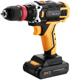 Дрель-шуруповерт Deko DKCD20FU-Li аккум. патрон:быстрозажимной (063-4176) от магазина РЭССИ