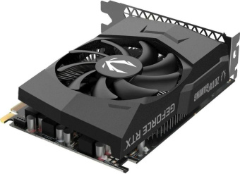 Видеокарта Zotac PCI-E 4.0 RTX 3050 SOLO NVIDIA GeForce RTX 3050 6Gb 96bit GDDR6 1470/14000 HDMIx1 DPx3 HDCP Ret от магазина РЭССИ