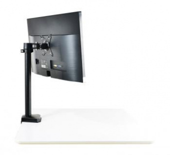 Кронштейн для мониторов ЖК Buro M3 черный 15"-27" макс.9кг крепление к столешнице поворот и наклон от магазина РЭССИ