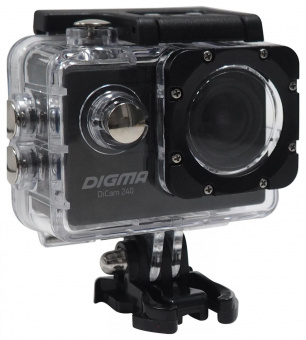 Экшн-камера Digma DiCam 240 черный от магазина РЭССИ