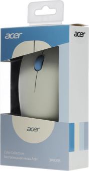Мышь Acer OMR205 белый/голубой оптическая 1200dpi беспров. USB для ноутбука 3but (ZL.MCEEE.02H) от магазина РЭССИ