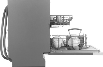 Посудомоечная машина встраив. Hyundai HBD 441 2100Вт узкая серебристый/белый от магазина РЭССИ