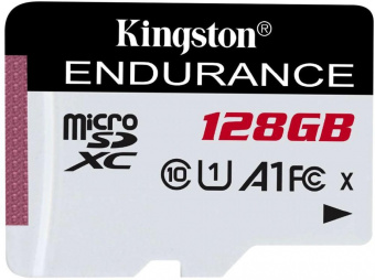 Флеш карта microSDXC 128Gb Class10 Kingston SDCE/128GB High Endurance w/o adapter от магазина РЭССИ