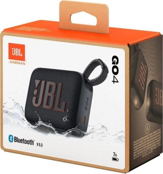 Колонка порт. JBL GO 4 черный 4.2W 1.0 BT 850mAh (JBLGO4BLK) от магазина РЭССИ