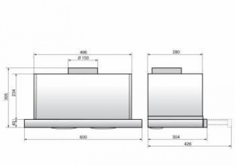 Вытяжка встраиваемая Elikor Интегра S2 60Н-700-В2Д нержавеющая сталь управление: кнопочное (1 мотор) от магазина РЭССИ
