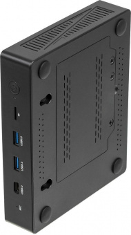 Неттоп IRU 110PGL Cel J4125 (2) 4Gb SSD128Gb UHDG 600 CR Free DOS GbitEth WiFi BT черный от магазина РЭССИ