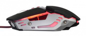Мышь Оклик 999G TOMAHAWK черный/серебристый оптическая (3200dpi) USB (8but) от магазина РЭССИ