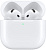 Гарнитура вкладыши Apple A3050,A3053,A3058 AirPods 4 белый беспроводные bluetooth в ушной раковине (MXP63ZA/A) от магазина РЭССИ