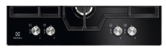 Газовая варочная поверхность Electrolux KGG6456K черный от магазина РЭССИ