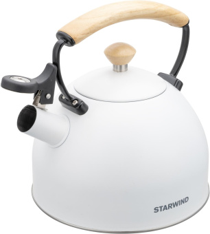 Чайник металлический Starwind Chef Country 2.5л. белый (SW-CH1712) от магазина РЭССИ