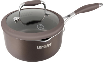Ковш Rondell Mocaccino RDA-553 1.1л. d=16см (с крышкой) коричневый от магазина РЭССИ