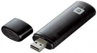 Сетевой адаптер WiFi D-Link DWA-182/RU/E1A USB 3.0 (ант.внутр.) 1ант. от магазина РЭССИ