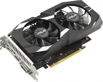 Видеокарта Asus PCI-E DUAL-GTX1650-O4GD6-P-V2 NVIDIA GeForce GTX 1650 4096Mb 128 GDDR6 1620/12000 DVIx1 HDMIx1 DPx1 HDCP Ret от магазина РЭССИ