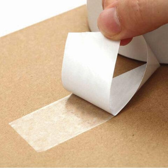 Клейкая двухсторонняя лента BRAUBERG 38 мм х 25 м полипропиленовая основа 90 микрон 606426 от магазина РЭССИ